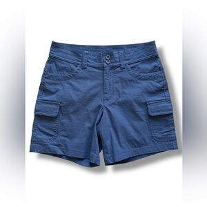 Eddie Bauer Summer Trail Cargo Shorts Navy Blue Size 4